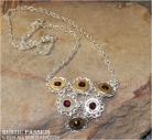 38Special Bib Filigree Necklace-Siam Crystals